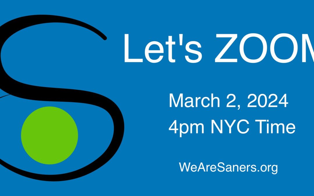 Saners Group Zoom Recap: March 2nd 2024
